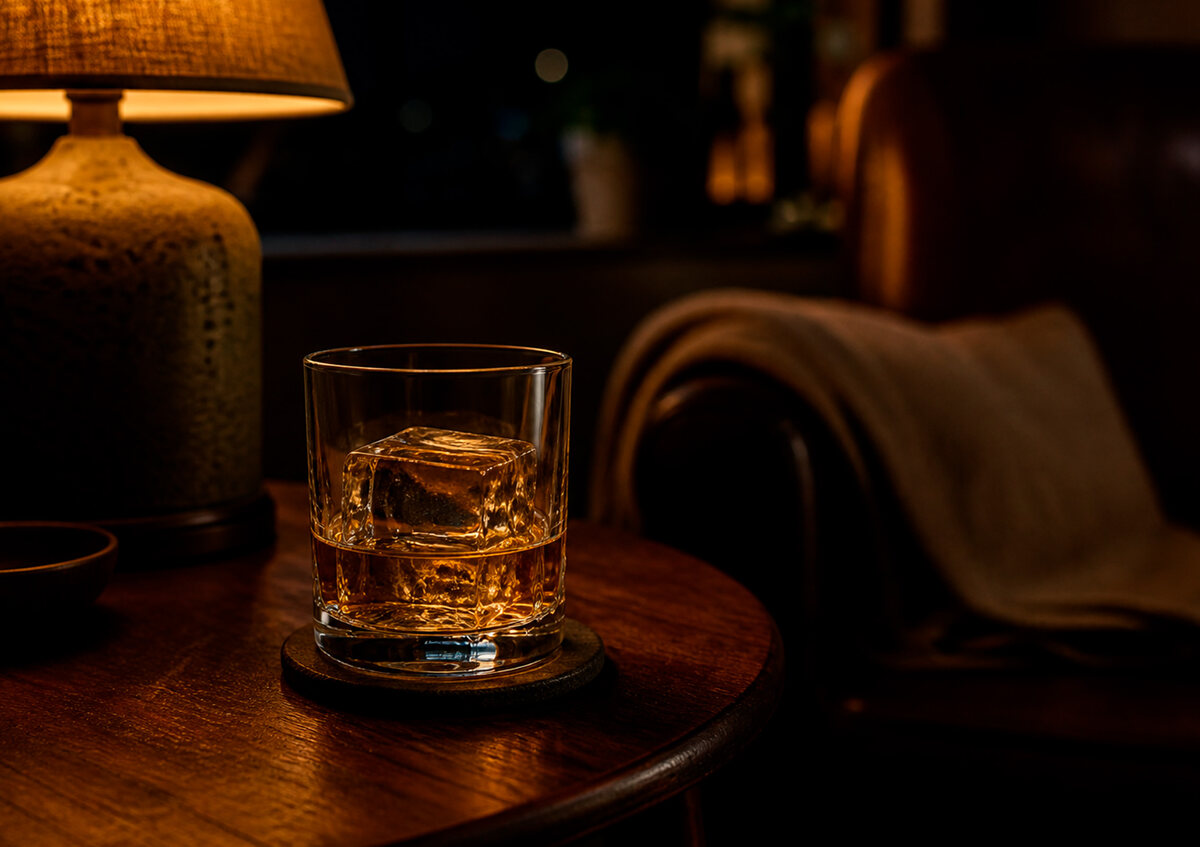 A quiet nightcap by lamplight at A&rsquo;Z&uuml;la