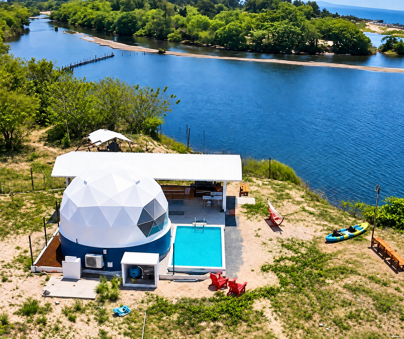 Representative Signature Pearl Villa with its private pool beside the water